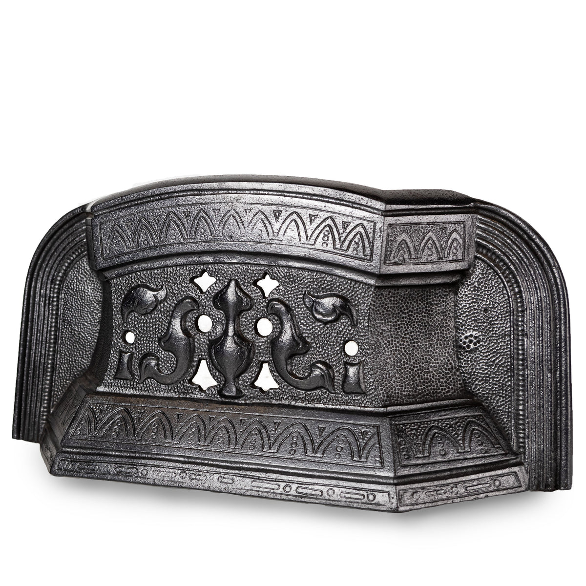 Antique Cast Iron Ornate Fireplace Tidy | Betty | Ashpan Cover | The Architectural Forum