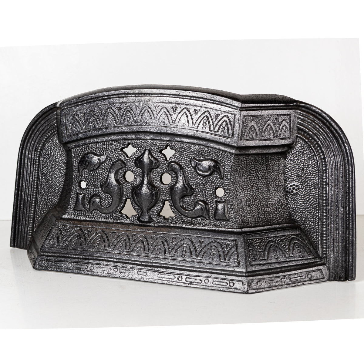 Antique Cast Iron Ornate Fireplace Tidy | Betty | Ashpan Cover | The Architectural Forum