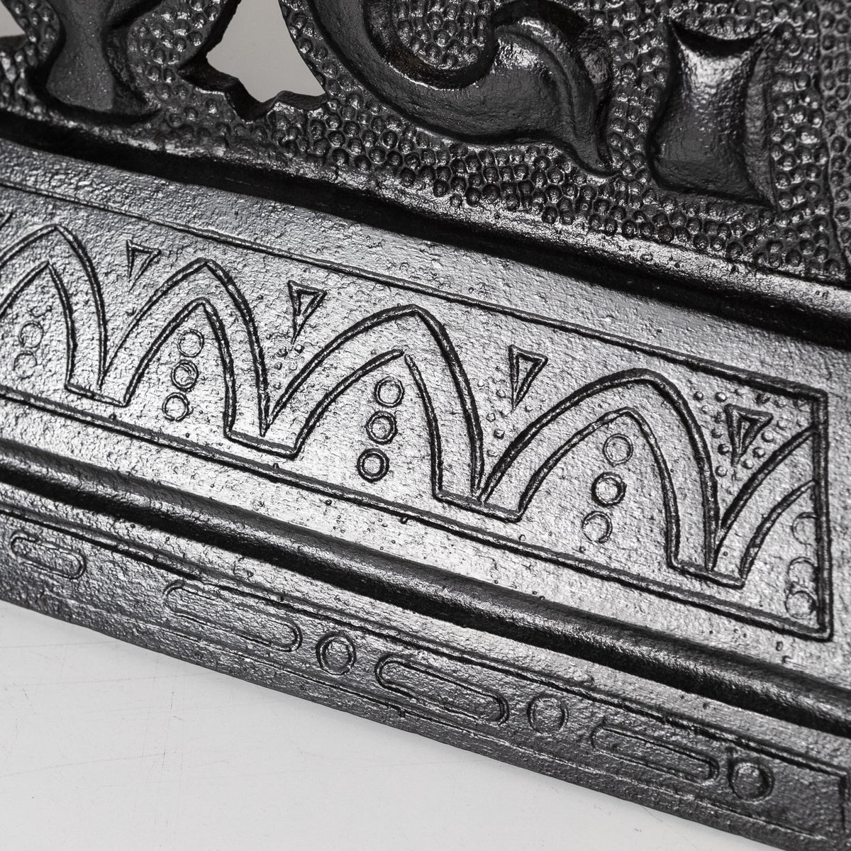 Antique Cast Iron Ornate Fireplace Tidy | Betty | Ashpan Cover | The Architectural Forum