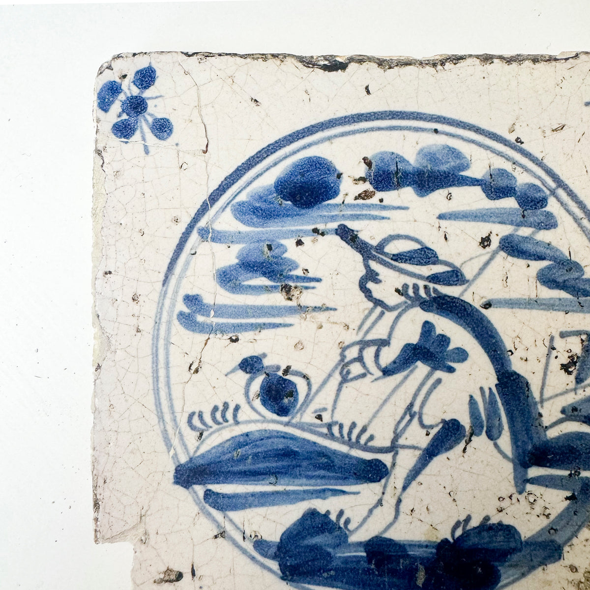 Single Antique Dutch Delft Tile | The Architectural Forum