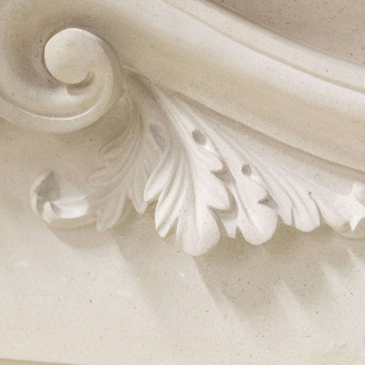 Reclaimed Carved Stone Baroque Chimneypiece | The Architectural Forum