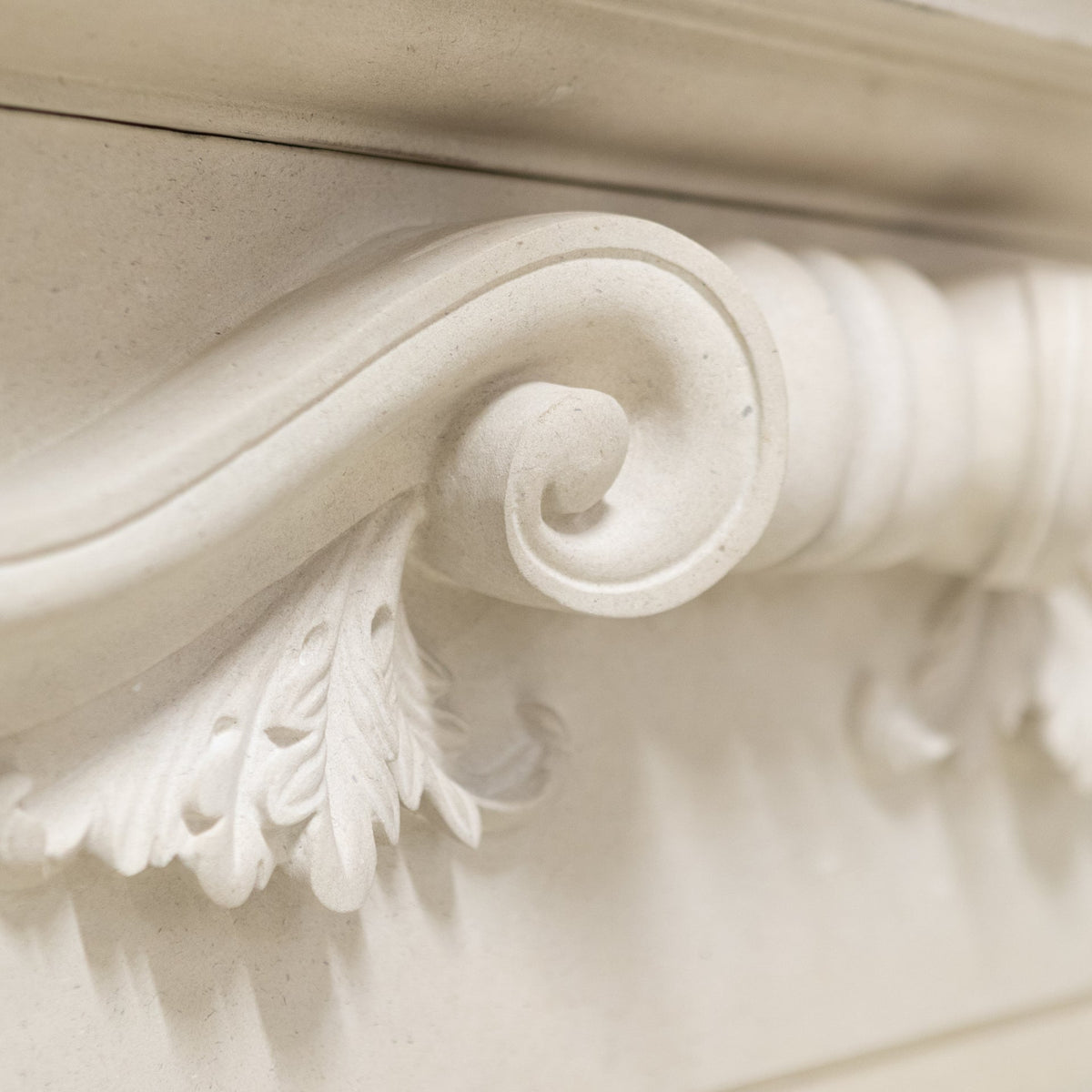 Reclaimed Carved Stone Baroque Chimneypiece | The Architectural Forum