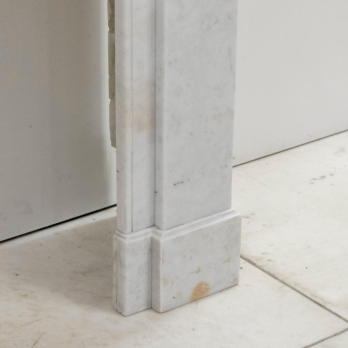 Antique Carrera Marble Fireeplace Surround with Corbels | The Architectural Forum