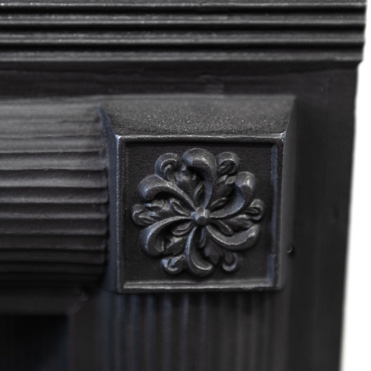 Antique Georgian Cast Iron Fireplace Register Grate