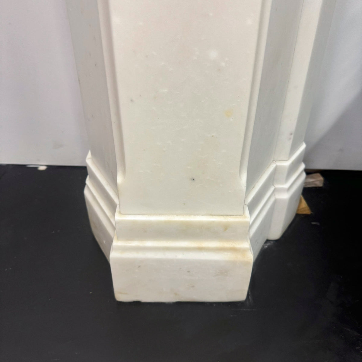 Antique Gothic Revival Statuary Marble Fireplace | The Architectural Forum