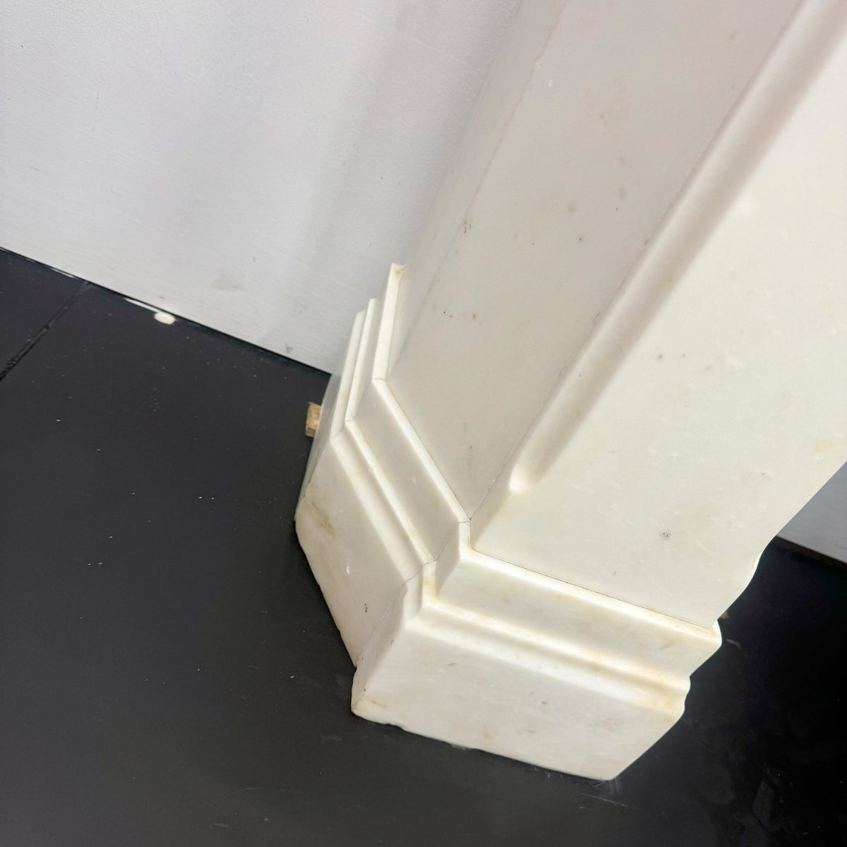 Antique Gothic Revival Statuary Marble Fireplace | The Architectural Forum