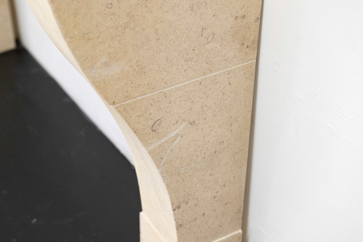 The Marseilles a French Style Limestone Fireplace Surround I Pair Available | The Architectural Forum