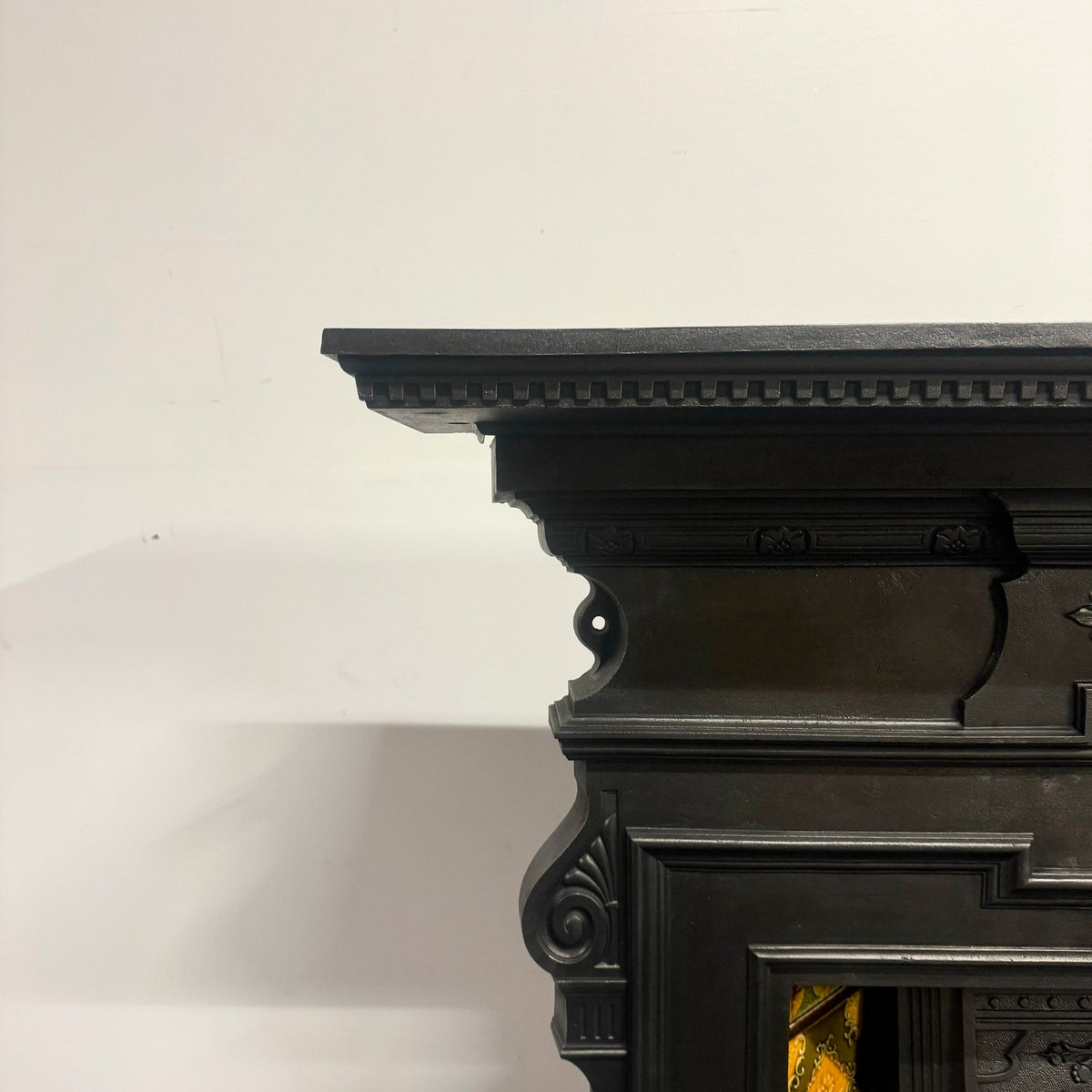 Antique Victorian Tiled Cast Iron Combination Fireplace | The Architectural Forum