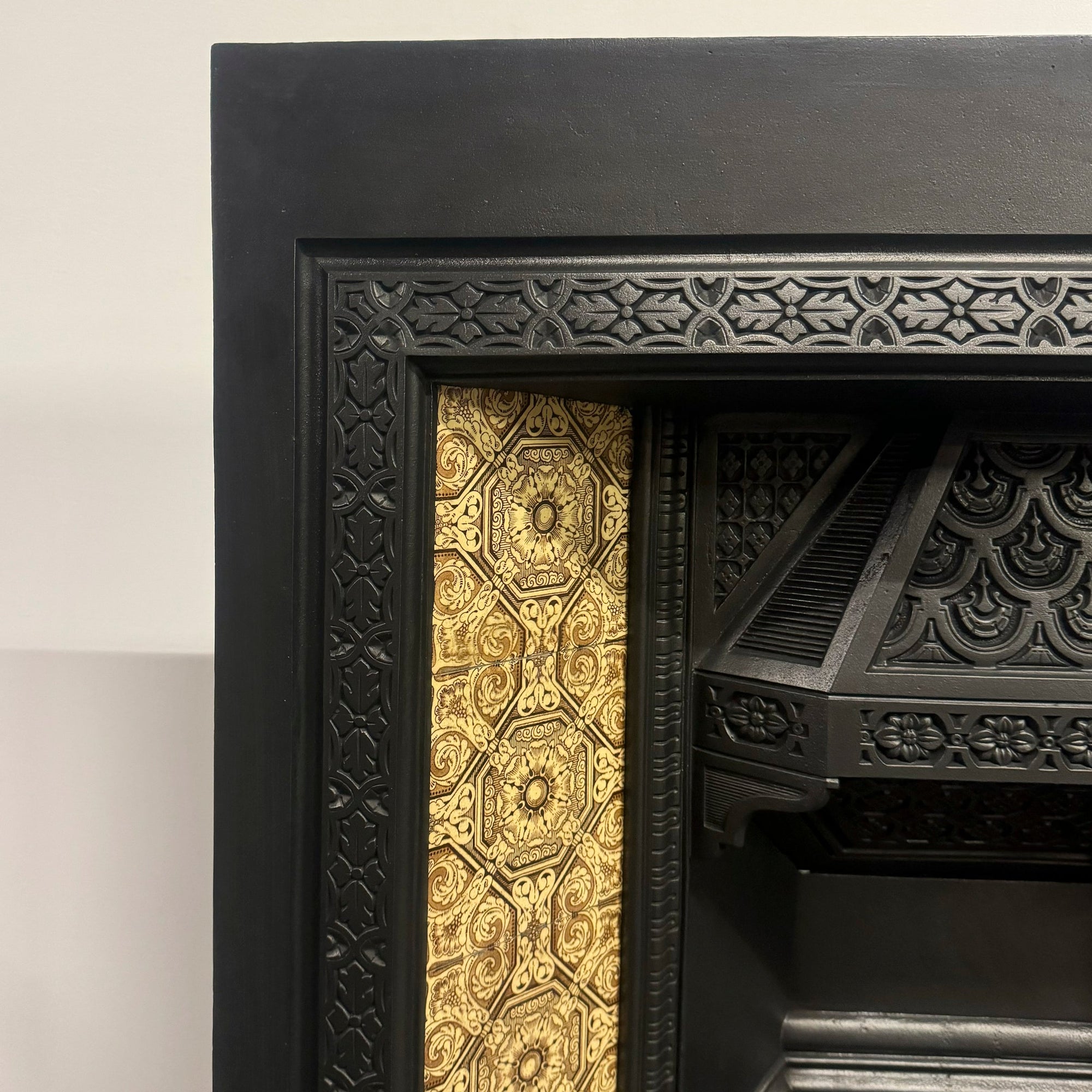 Antique Victorian Tiled Fireplace Insert | The Architectural Forum