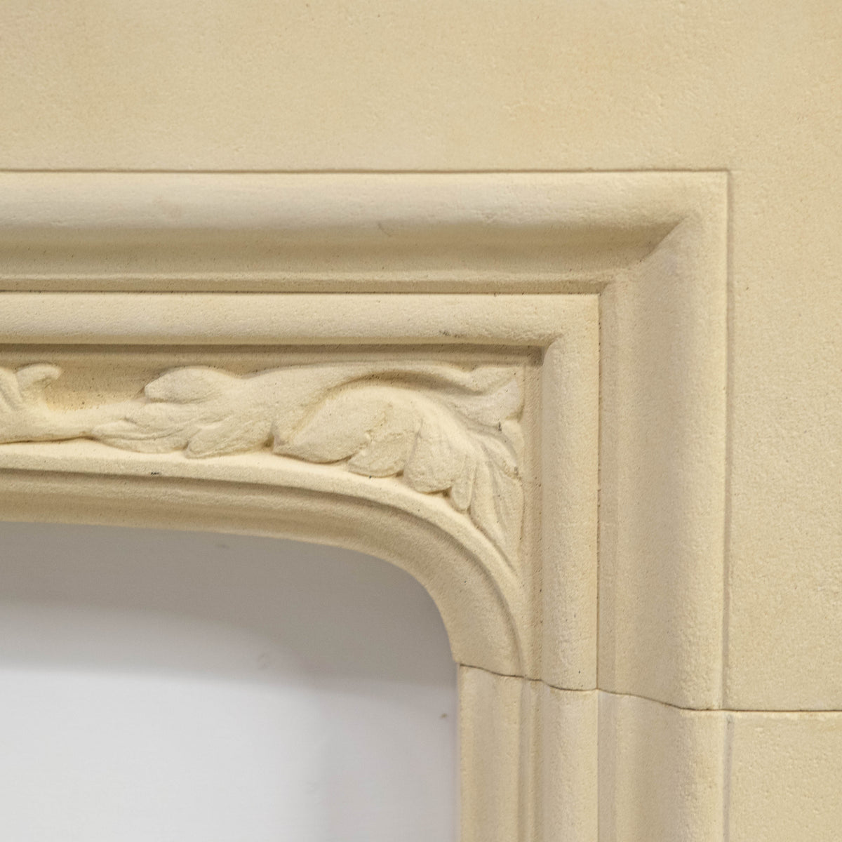 Reclaimed Gothic Revival Style Stone Fireplace Surround with Hearth | The Architectural Forum