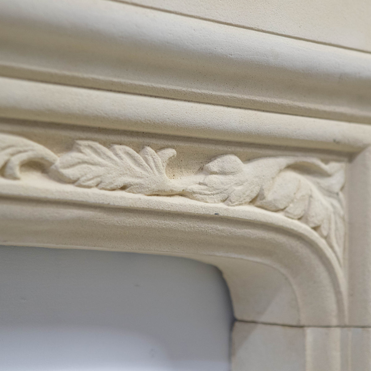 Reclaimed Gothic Revival Style Stone Fireplace Surround with Hearth | The Architectural Forum