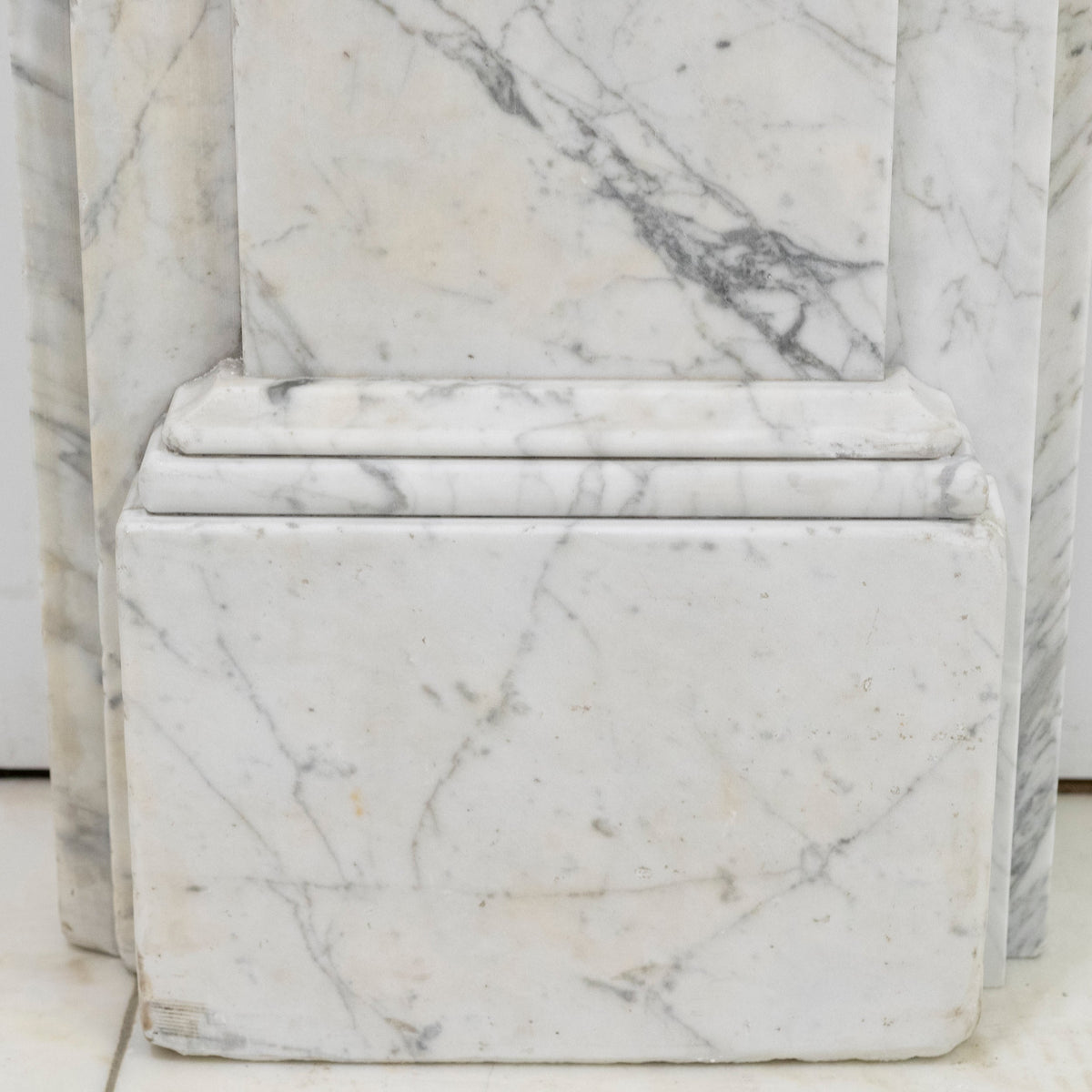 Large Antique Victorian Marble Surround with Corbels