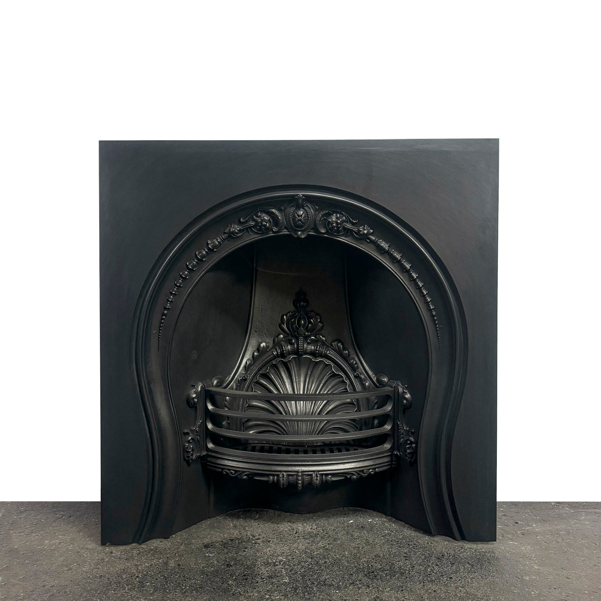 Antique Victorian Horseshoe Cast Iron Insert | The Architectural Forum
