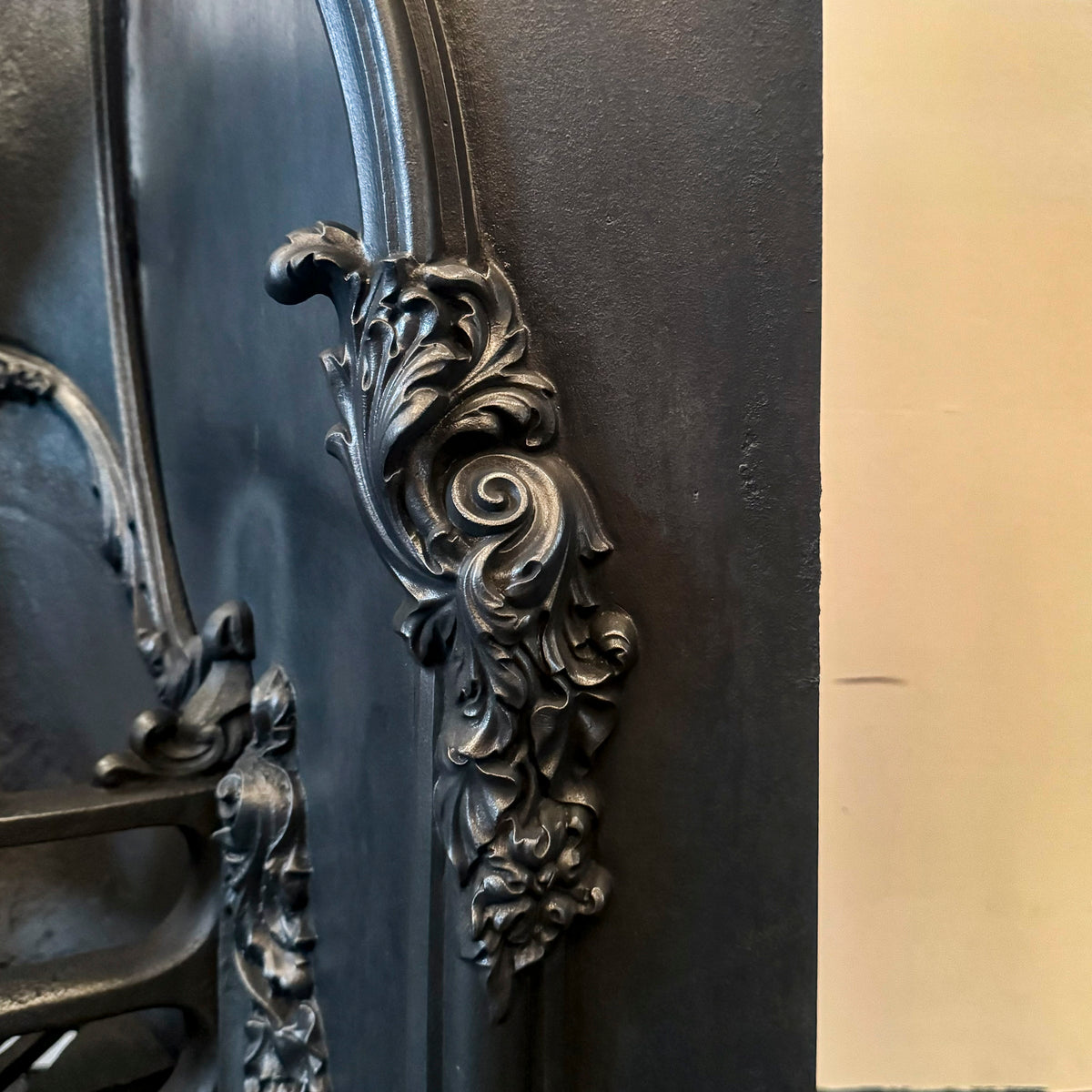 Antique Ornate Victorian Cast Iron Insert | The Architectural Forum