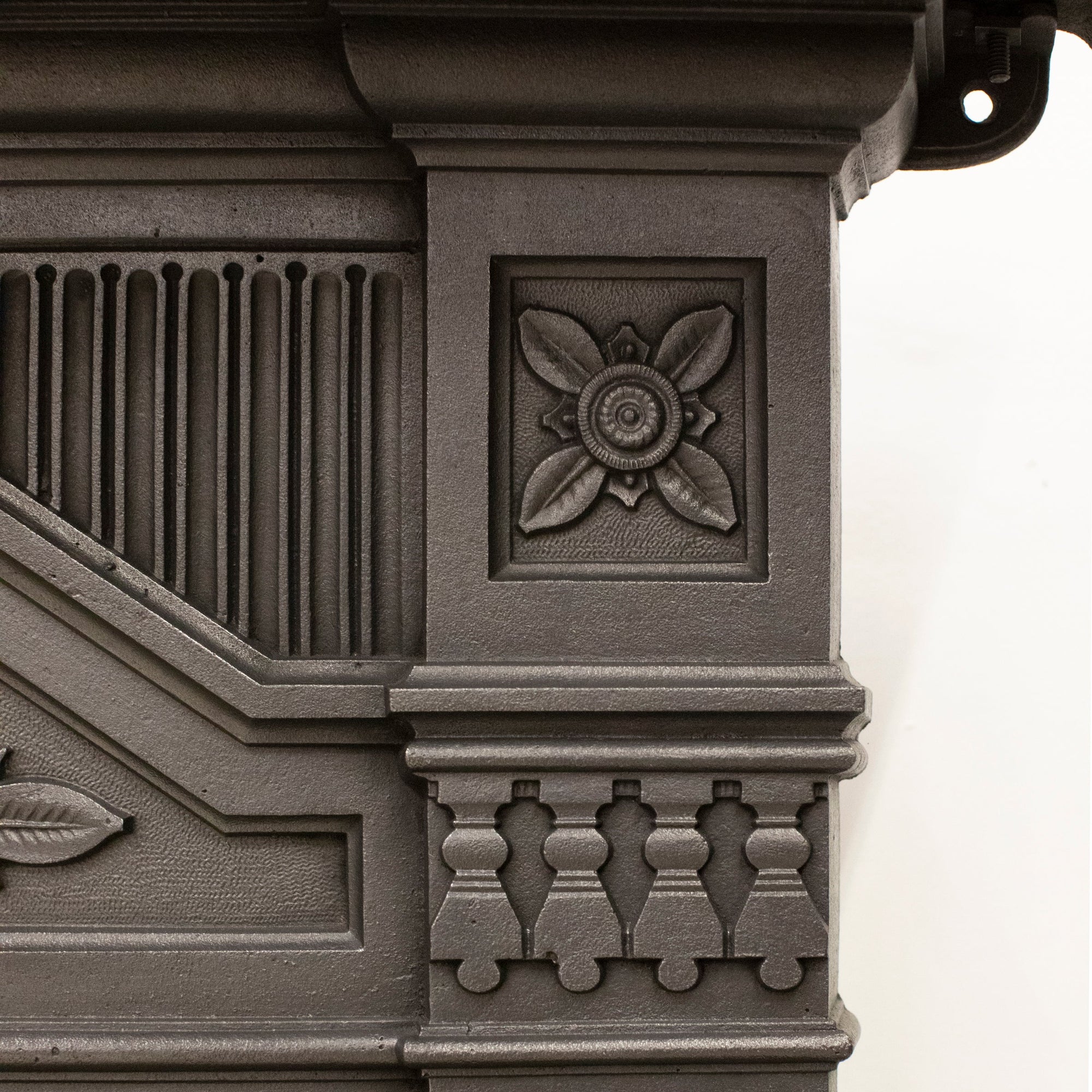 Antique Cast Iron Combination Fireplace With Sunflowers | The Architectural Forum