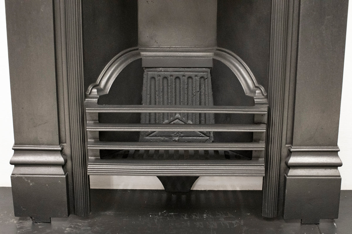 Antique Cast Iron Combination Fireplace With Sunflowers | The Architectural Forum