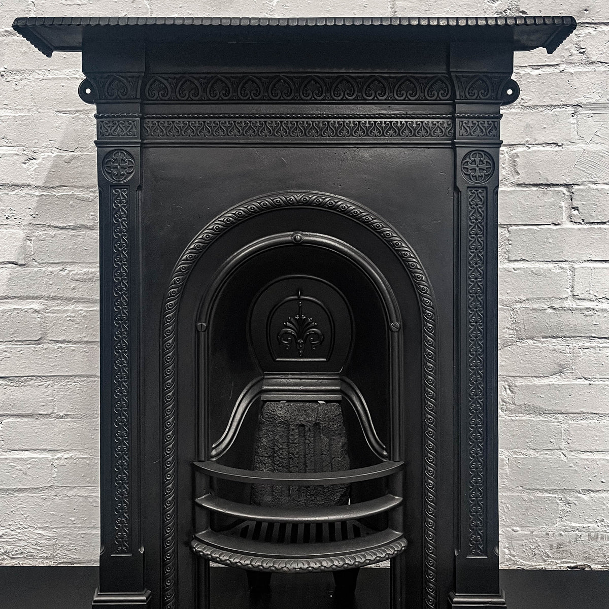 Antique Victorian Cast Iron Combination Fireplace | The Architectural Forum