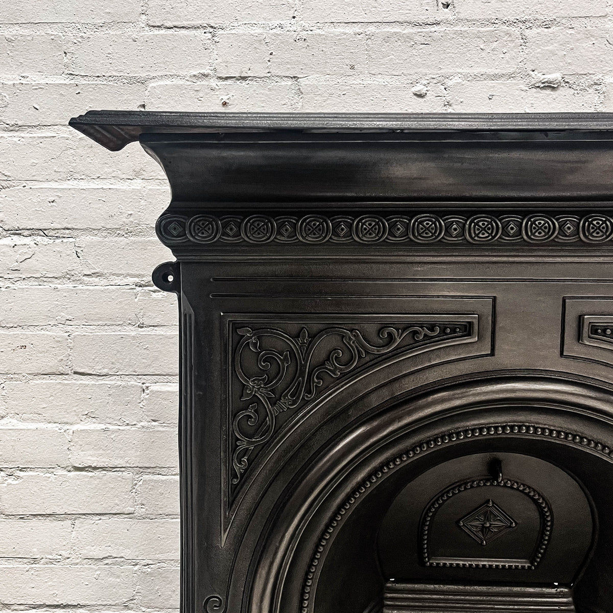 Reclaimed Victorian Cast Iron Arched Combination Fireplace | The Architectural Forum
