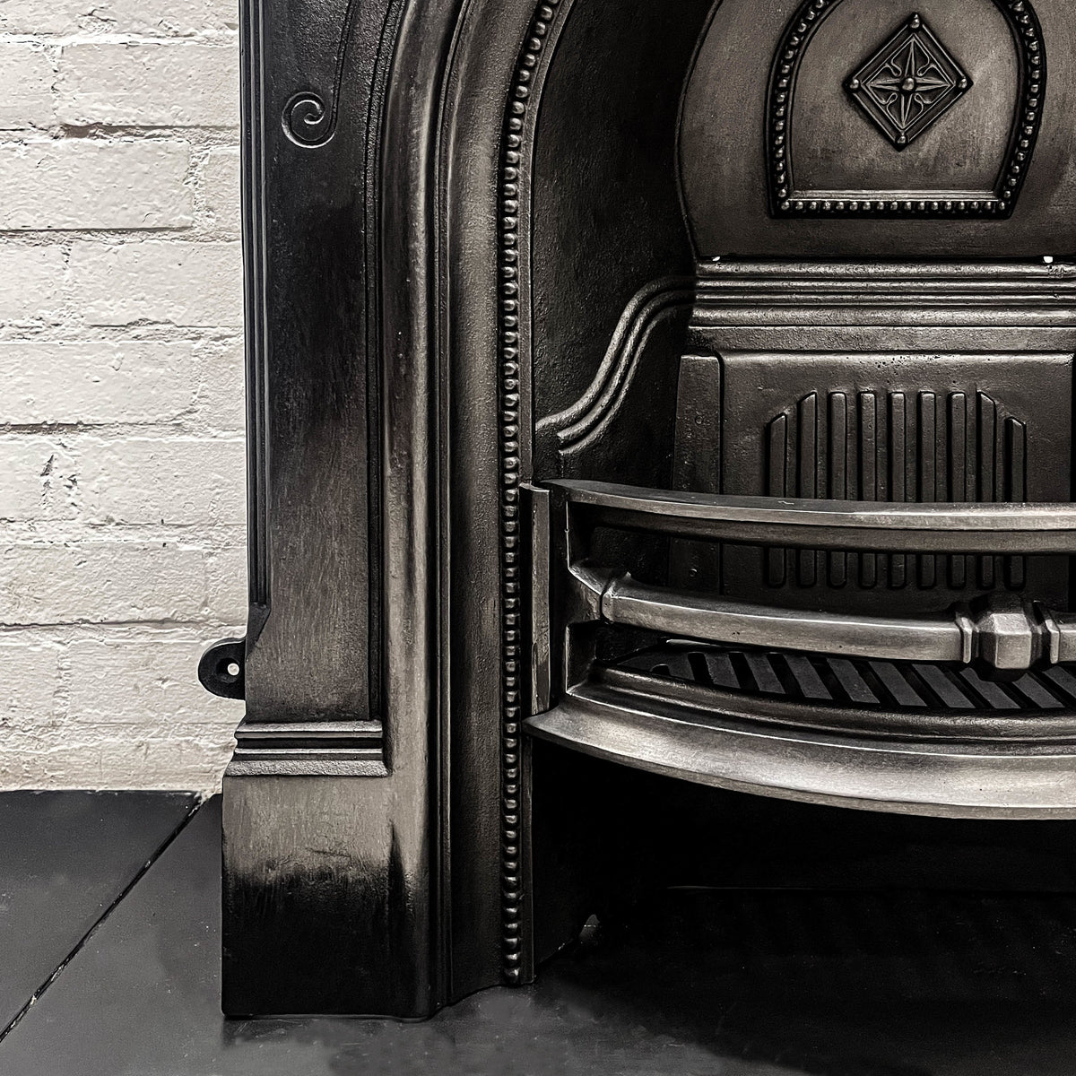 Reclaimed Victorian Cast Iron Arched Combination Fireplace | The Architectural Forum