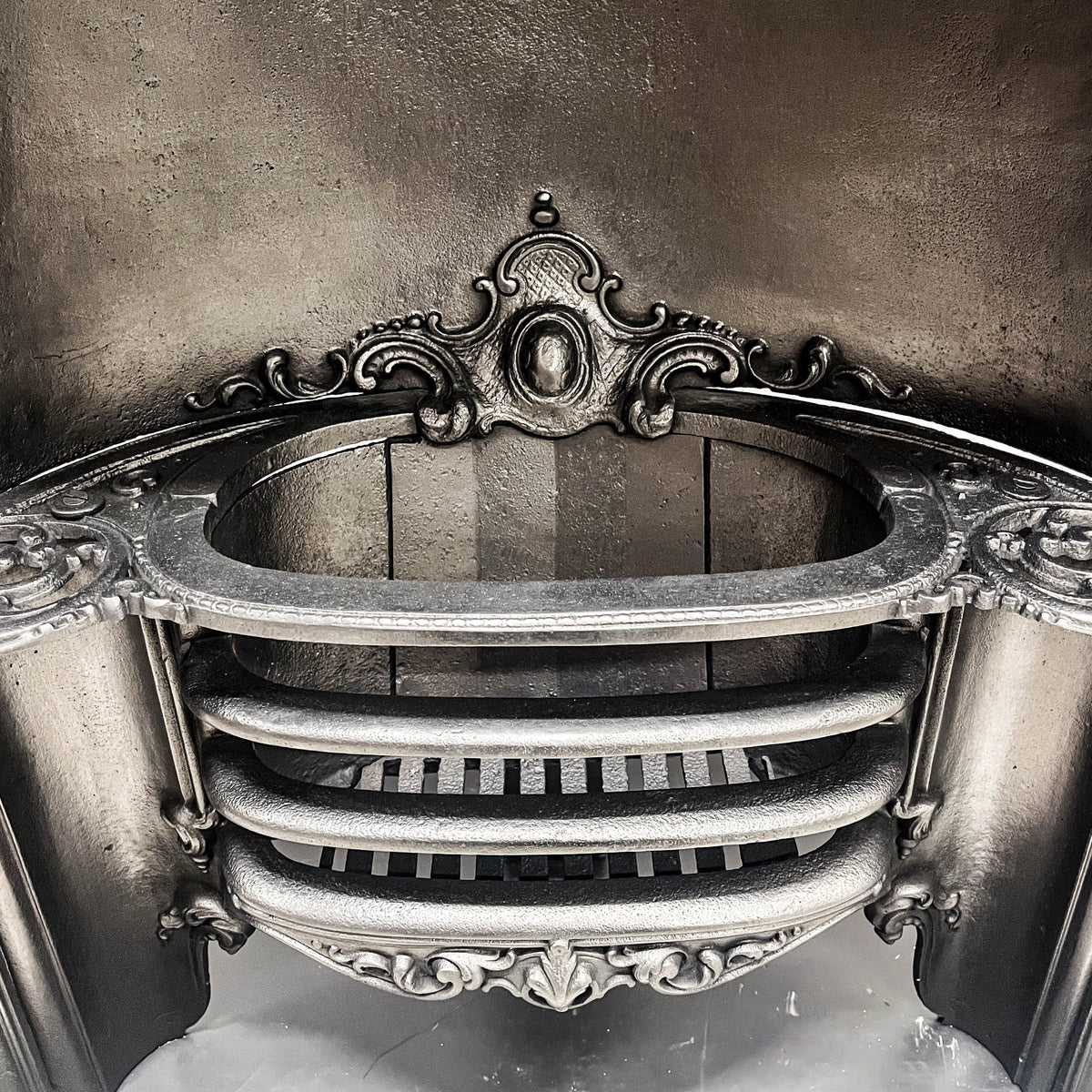 Antique Early Victorian Cast Iron Arched Insert | The Architectural Forum