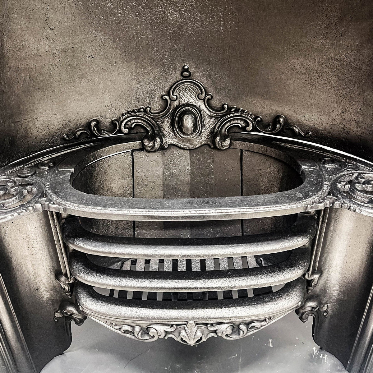 Antique Early Victorian Cast Iron Arched Insert | The Architectural Forum