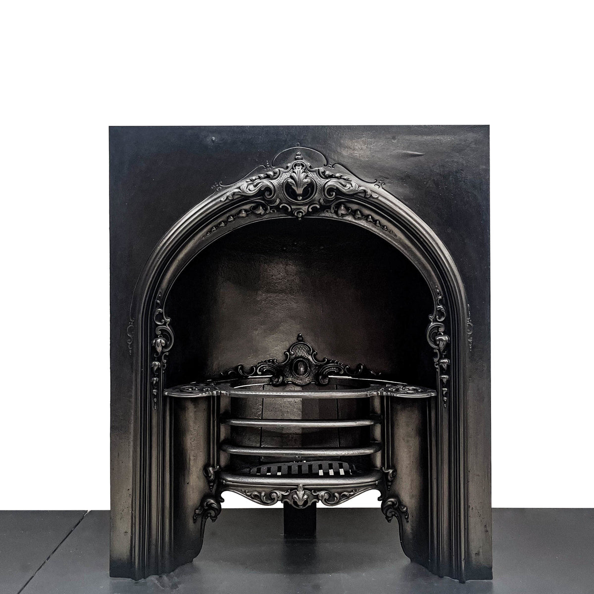 Antique Early Victorian Cast Iron Arched Insert | The Architectural Forum