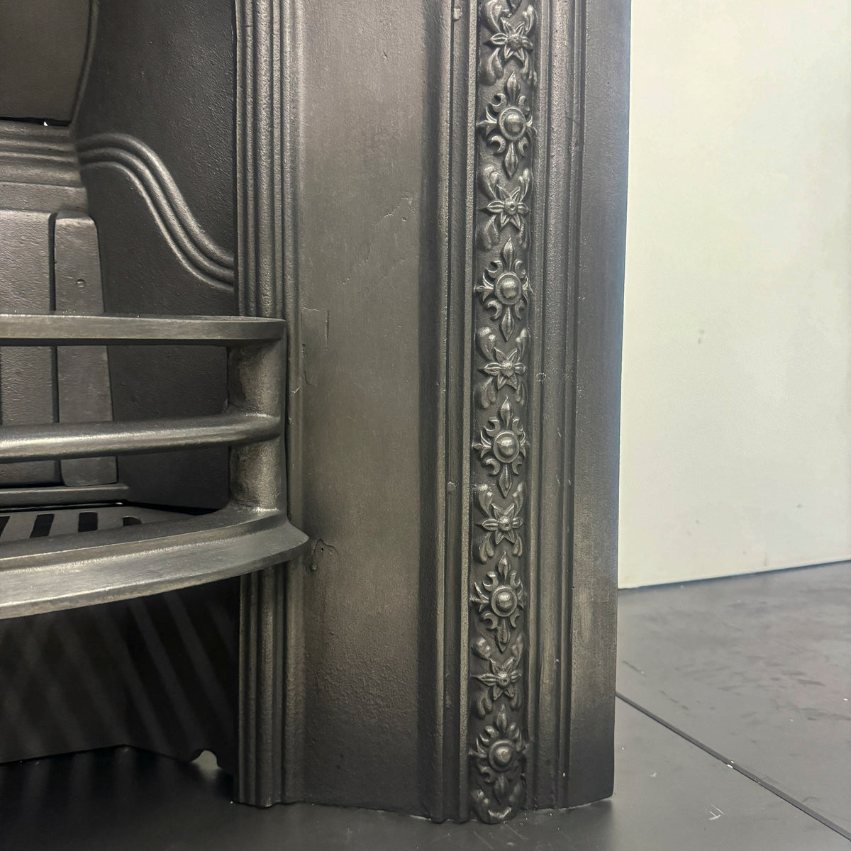 Antique Cast Iron Arched Fireplace Insert | The Architectural Forum