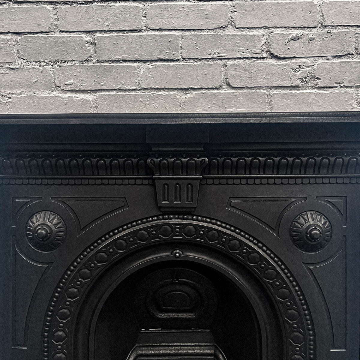 Antique Victorian Combination Cast Iron Fireplace | The Architectural Forum