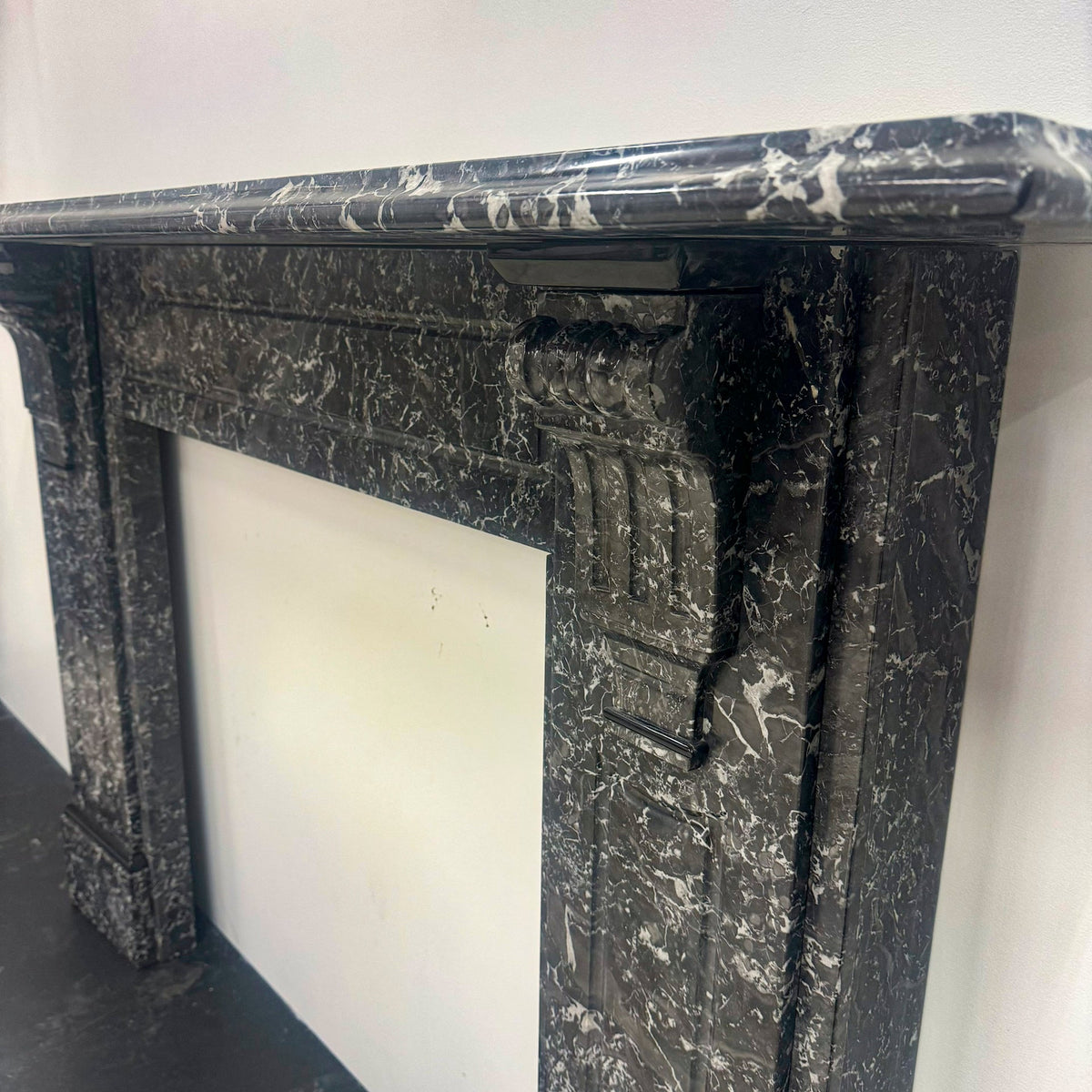 Antique Victorian St Anne's Marble Fireplace Surround | The Architectural Forum