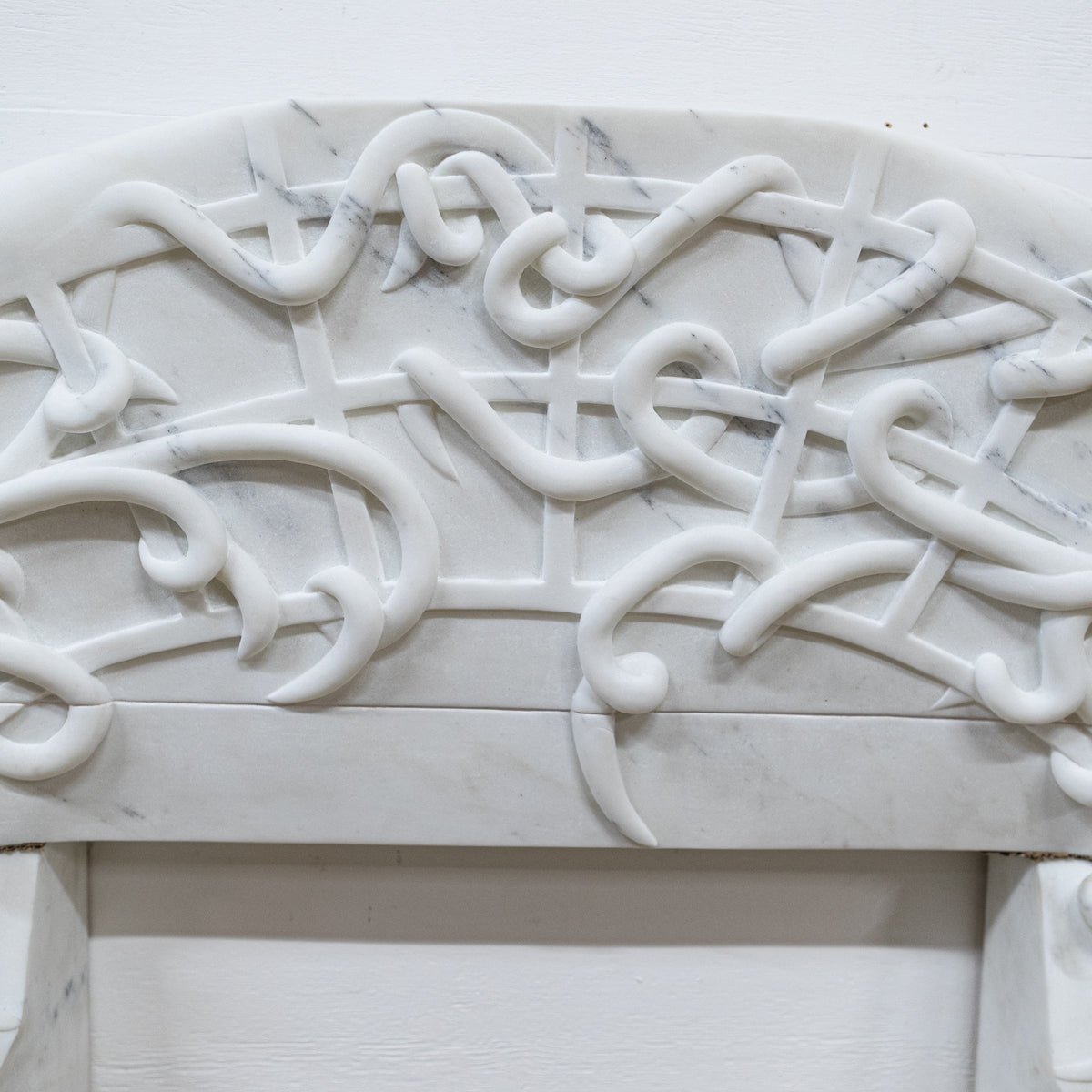 Rare Finely Carved Statuary Marble Chimneypiece | The Architectural Forum