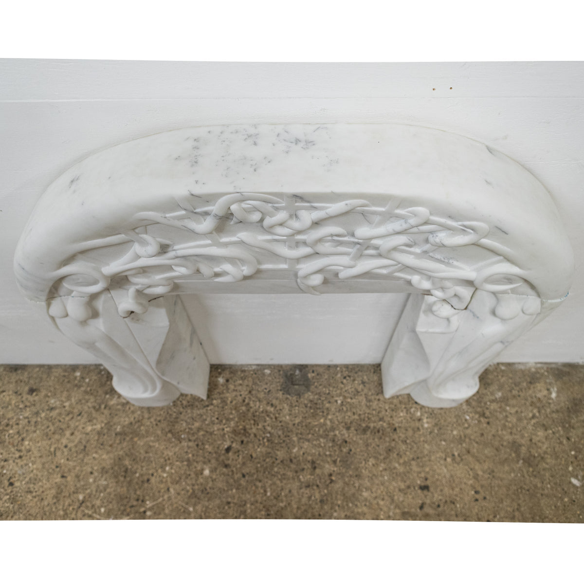 Rare Finely Carved Statuary Marble Chimneypiece | The Architectural Forum