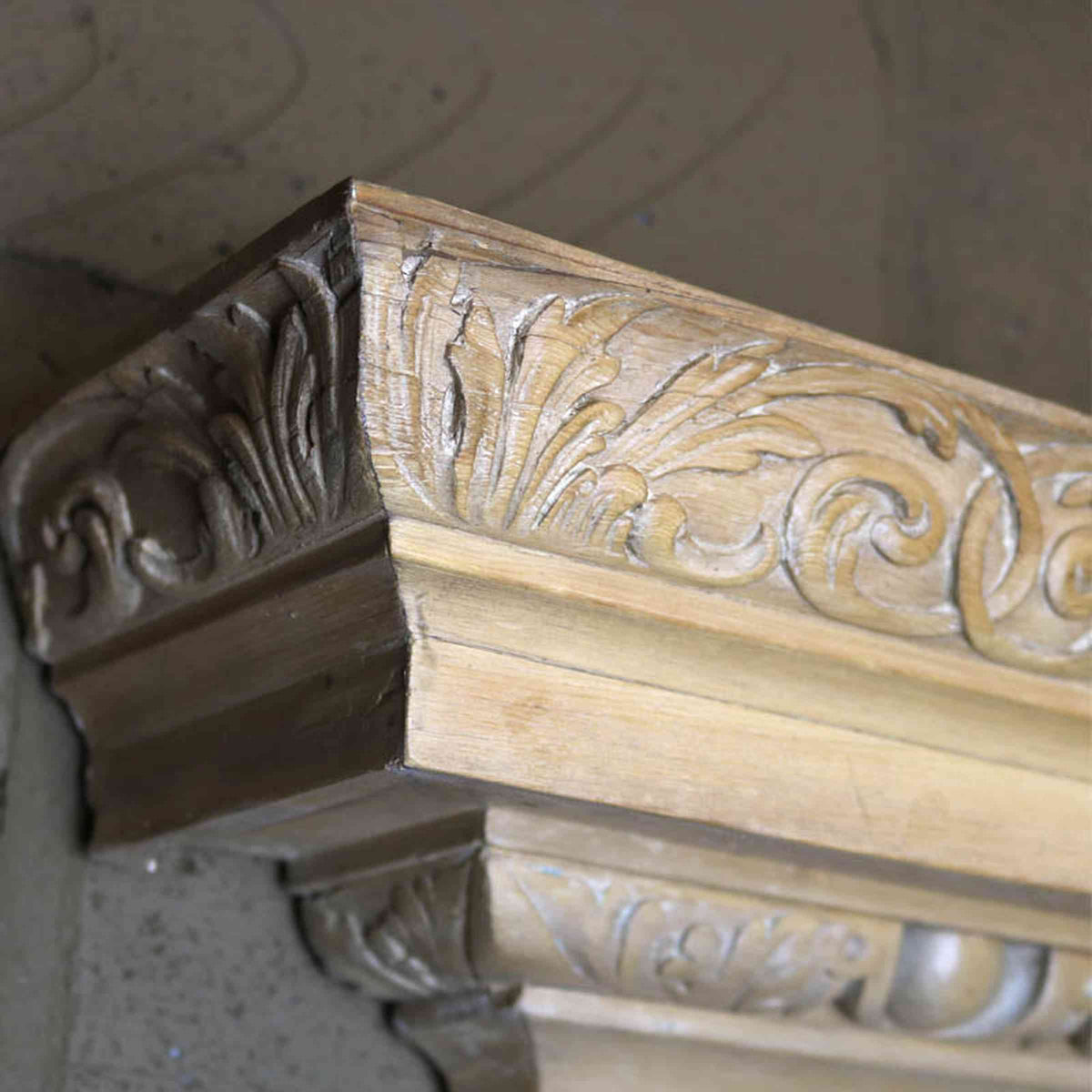 Antique Georgian Carved Pine Fireplace Surround | The Architectural Forum