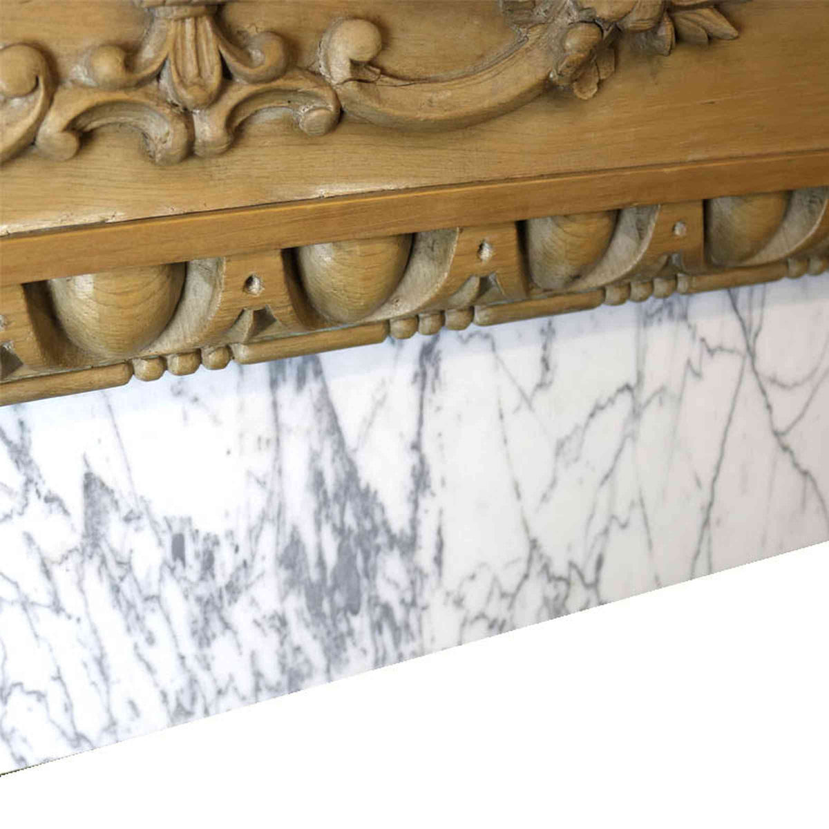 Antique Georgian Carved Pine Fireplace Surround | The Architectural Forum