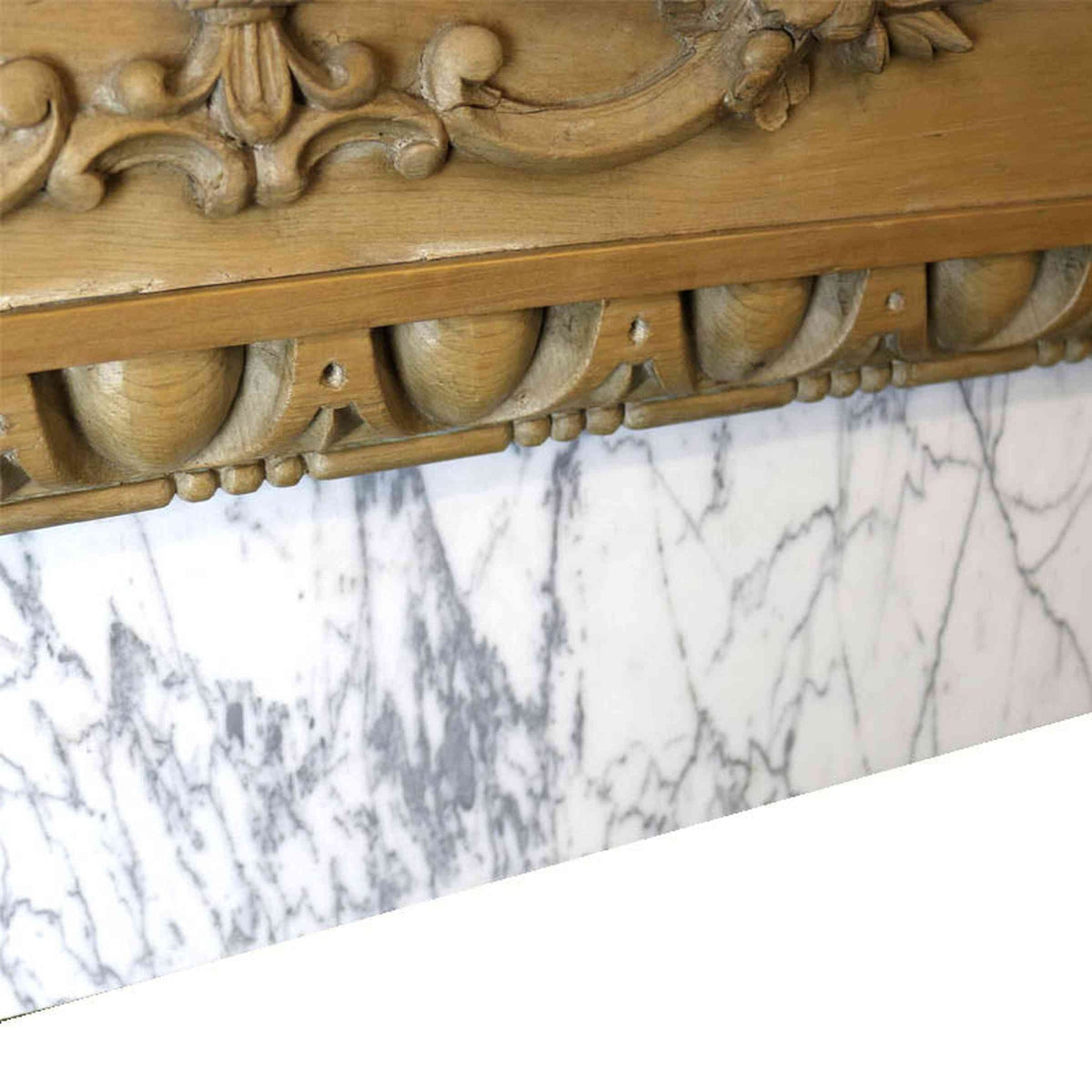 Antique Georgian Carved Pine Fireplace Surround | The Architectural Forum