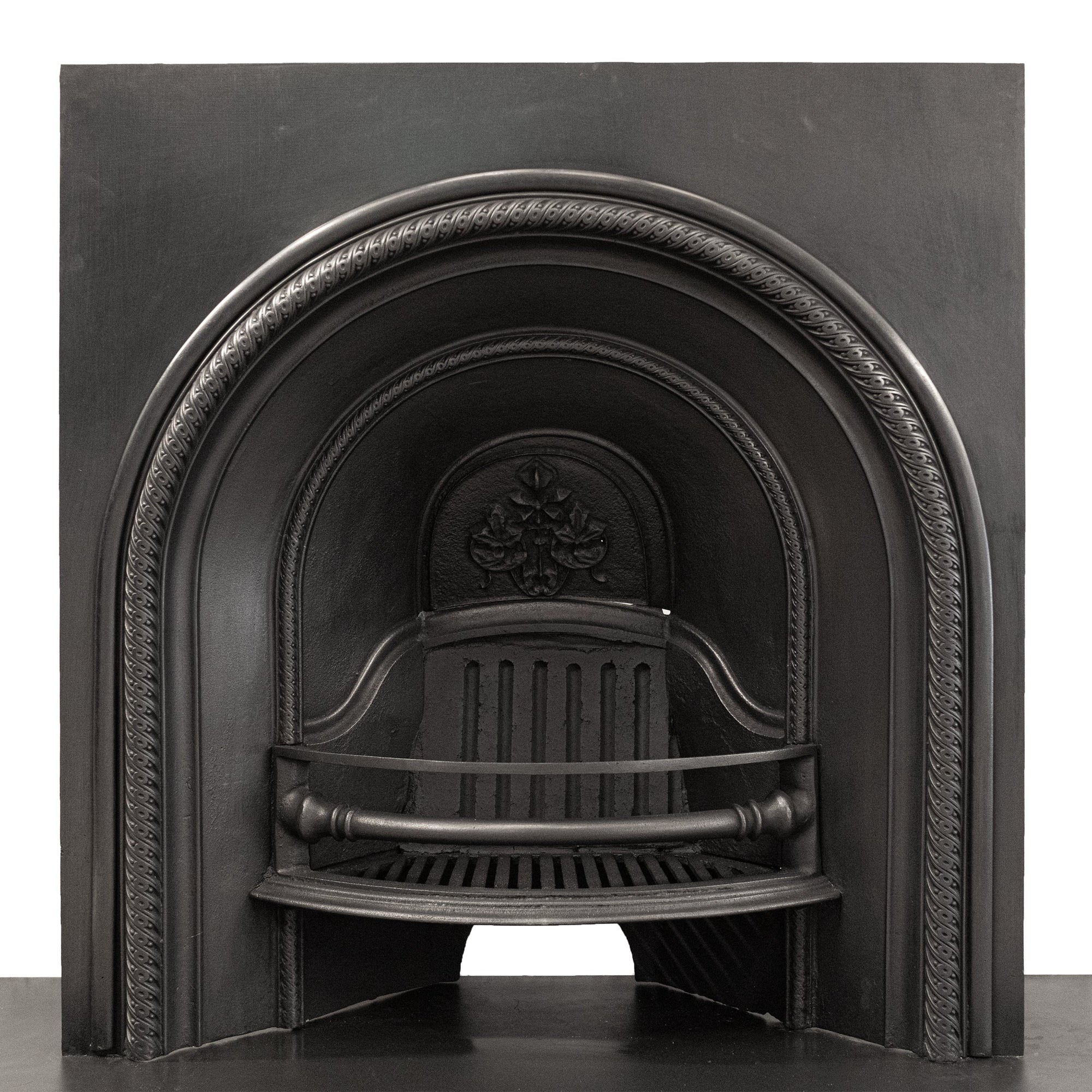 Antique Cast Iron Arched Fireplace Insert | The Architectural Forum