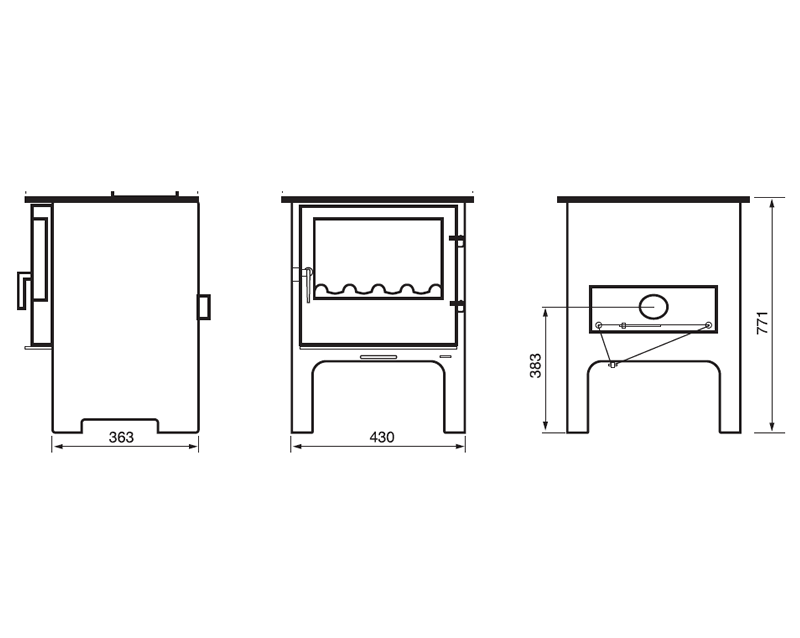 The Dalby With Log Store | The Architectural Forum