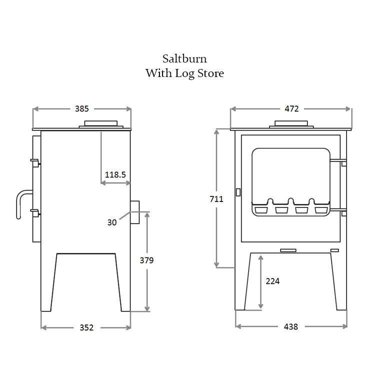 The Saltburn with Log Store | The Architectural Forum