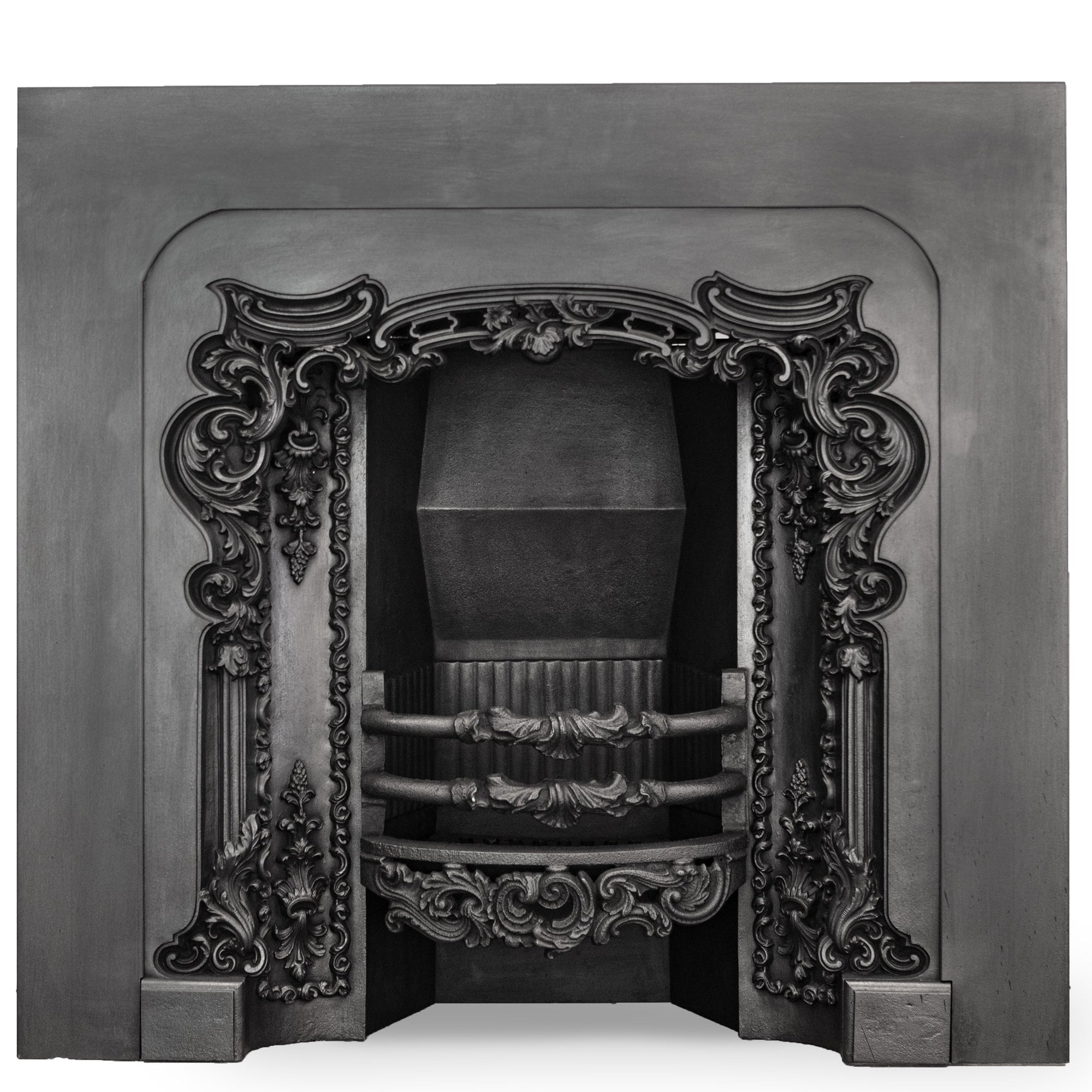 Large Antique Georgian Cast Iron Fireplace Insert | The Architectural Forum