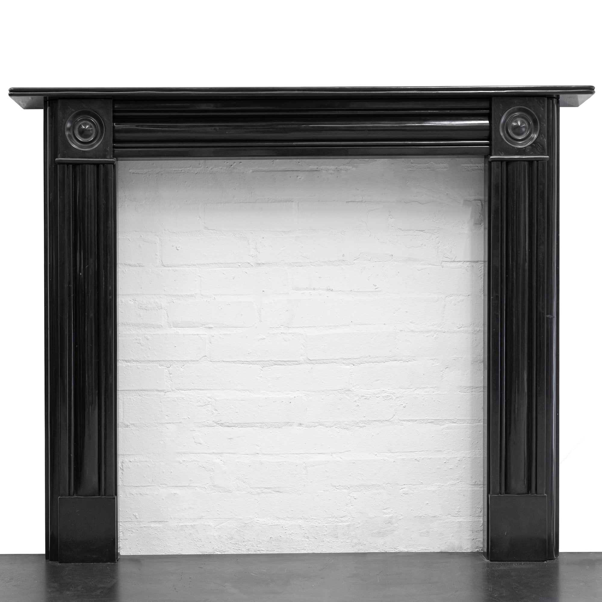 Reclaimed Early Georgian Style Belgian Black Marble Fire Surround | The Architectural Forum