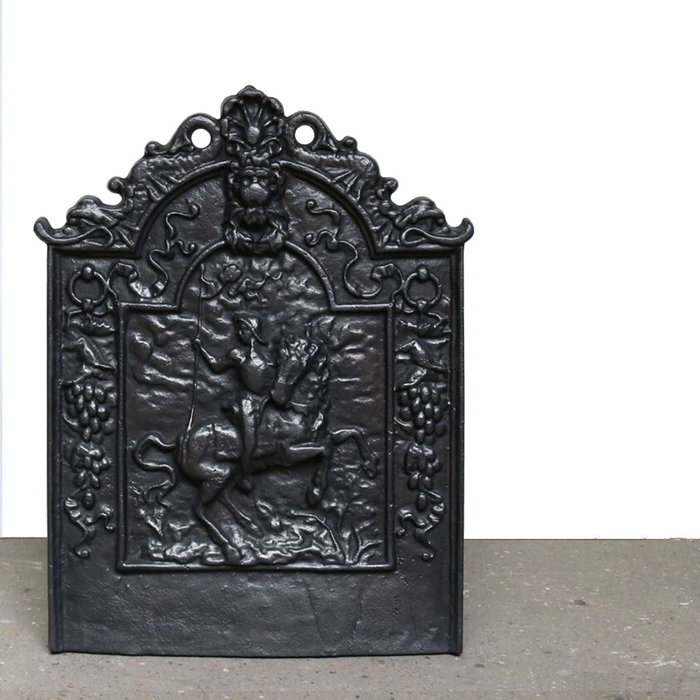 Antique Reclaimed Cast Iron Fireback | The Architectural Forum